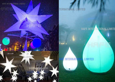 La colonna su misura di eventi del partito si accende/il colore leggero decorazione della stella - cambiando