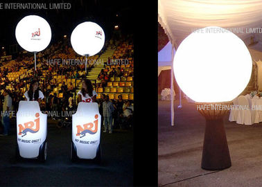 illuminazione a cristallo del pallone della luna del treppiede di 1.6m con 200W LED per la decorazione di eventi