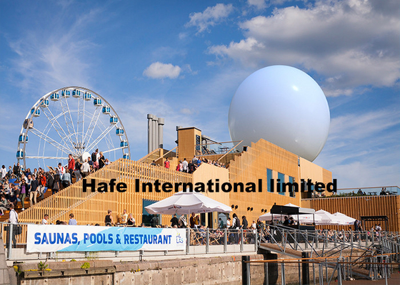 Pallone gonfiabile di pubblicità di Gaint 9m per la vista famosa della decorazione di eventi della città