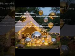 Balone a specchio gonfiabile in PVC