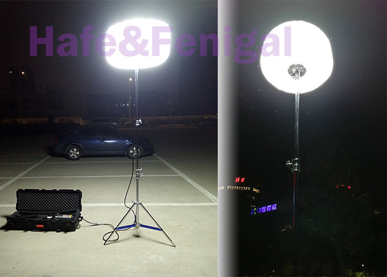 Dimmed Glare Free 800W LED Safety Lighting Balloon For Rescue And Construction
