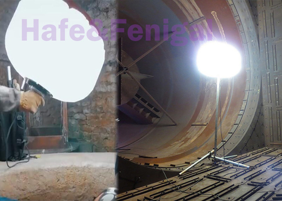 Dimmed Glare Free 800W LED Safety Lighting Balloon For Rescue And Construction