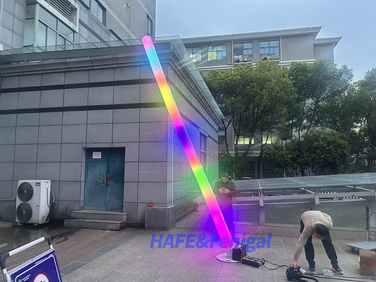 2.5m 5m Inflatable Customized Pixel Tube Rgbw Led Dmx Control Event Lighting Balloon For Sale
