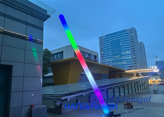 2.5m 5m Inflatable Customized Pixel Tube Rgbw Led Dmx Control Event Lighting Balloon For Sale