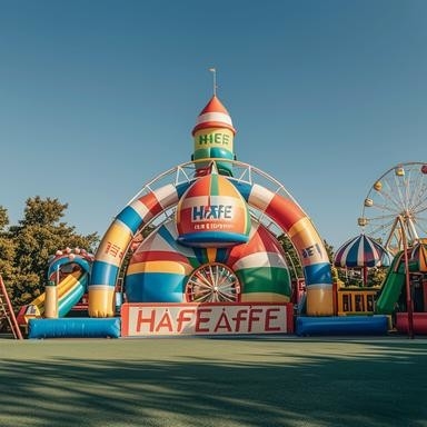 Commercial Inflatable Slide Bouncy Castle With Slide Start Your Joyful Journey
