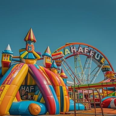 Commercial Inflatable Slide Bouncy Castle With Slide Start Your Joyful Journey