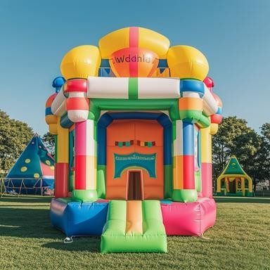adult inflatable slide Birthday inflatable castle slide 40X40X45 cm inflatable Jumping Bed with  Air  UL-Approved Blower