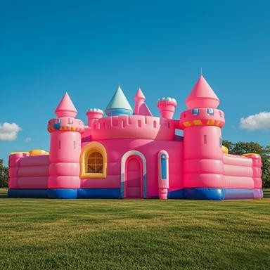 Ages 5-12 inflatable water slides  PVC  giant inflatable slide 3*3*2.5m 4*4*3m inflatable jumping castle with Blower