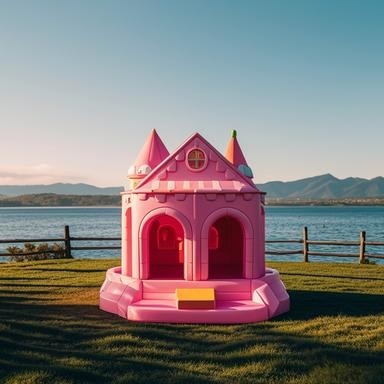 Ages 5-12 inflatable water slides  PVC  giant inflatable slide 3*3*2.5m 4*4*3m inflatable jumping castle with Blower