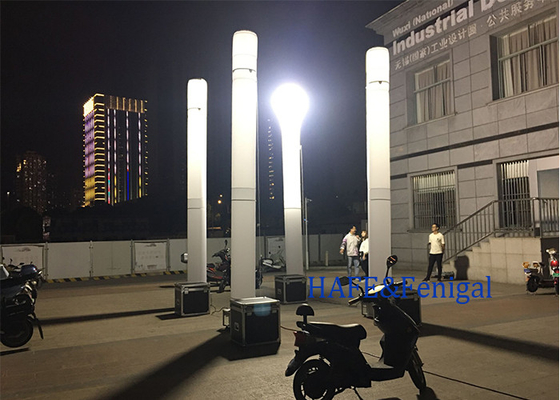 Portable Inflatable Lighthouse Tower Emergency Advertising Hmi 1000W 1-3M Support Customization