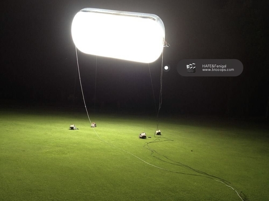 1.8kw Tube Helium Led DMX Control Open Indoor And Street Scenes Film Lighting Balloon
