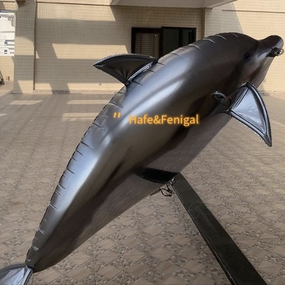Inflatable Customzied Remote Control Helium Filled Whale And Dolphin Models For Shopping Centre / Mall Opening
