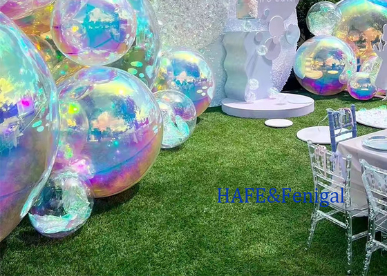 80CM Wedding Party Stage Decoration PVC Inflatable Beach Ball Advertising Inflatable Mirror Ball