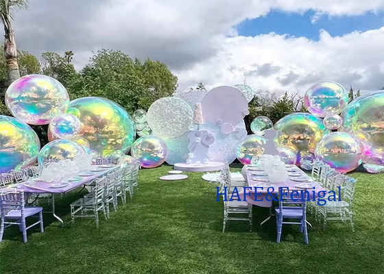 80CM Wedding Party Stage Decoration PVC Inflatable Beach Ball Advertising Inflatable Mirror Ball