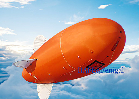 Outdoor Lift Off Advertising Helium Balloon Inflatable Blimp With LED Light