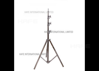 Portable and Foldable Tripod Light Stand Offering Quick Setup and Support for Continuous and Flash Lighting Equipment