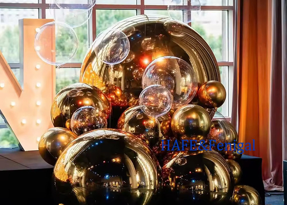 Big Size 40cm 50cm 100cm PVC Inflatable Mirror Balloon Party Bar PVC Ball Decoration