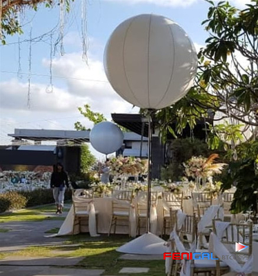 480W AC 120/230V White Moon Balloon Led Lights - Premium Led Lantern Lights For Inflatables