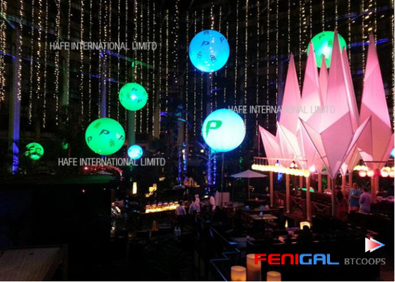 RGB Color Changing Inflatable Led Light Events Lighting Balloon Lantern Lights