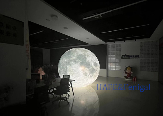 Fully Printed Moon 2m 3m White / RGB LED Decorative Atmosphere Balloon Light
