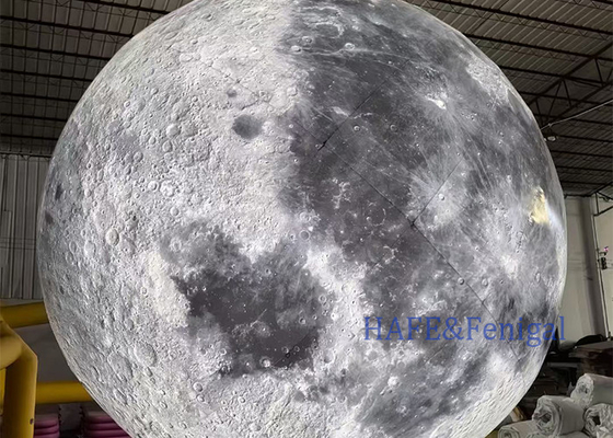 Fully Printed Moon 2m 3m White / RGB LED Decorative Atmosphere Balloon Light