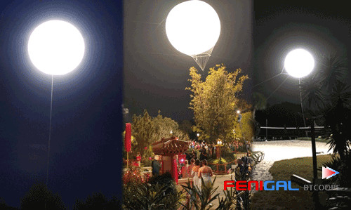 1000W LED Film Lighting Balloon Inflatable Customizable Dmx512 Control