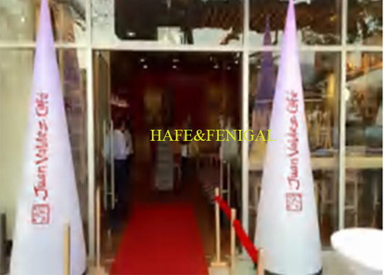 2m 3m Luminous Events Decor Air Inflated Cone LED Inflatable Balloon Light