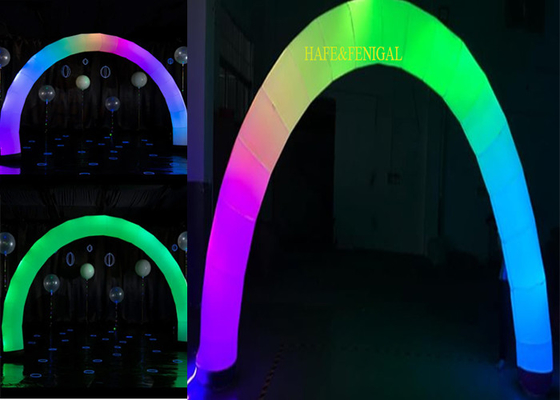 5m Inflatable Arch With LED Light And Logo For Sports Marathon Events