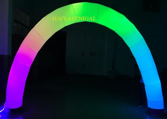 5m Inflatable Arch With LED Light And Logo For Sports Marathon Events