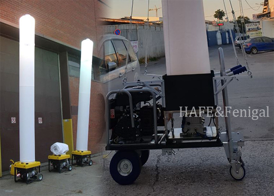 Outdoor HID 1000w Inflatable Emergency Lighting Tower Battery And Power Supply Optional 120V/50HZ