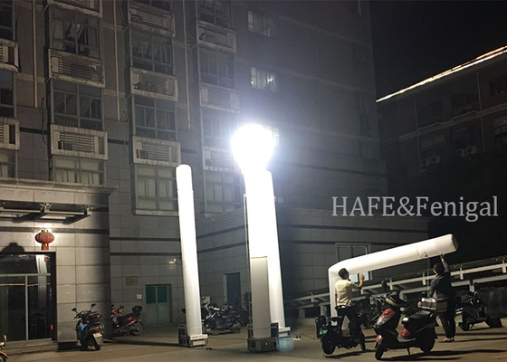 Outdoor HID 1000w Inflatable Emergency Lighting Tower Battery And Power Supply Optional 120V/50HZ