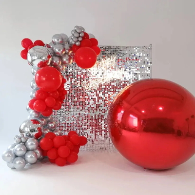 Shiny Metallic Gold PVC Inflatable Mirror Balls For Wedding Parties Hanging Decorations Promotional Party Supplies