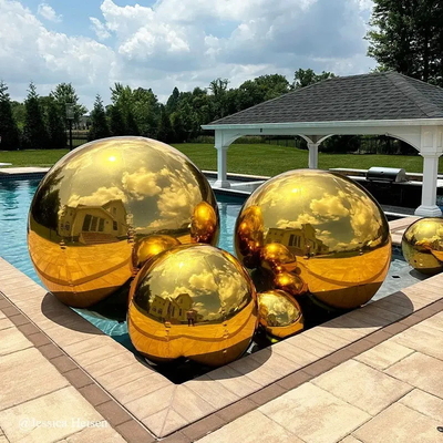 Shiny Metallic Gold PVC Inflatable Mirror Balls For Wedding Parties Hanging Decorations Promotional Party Supplies