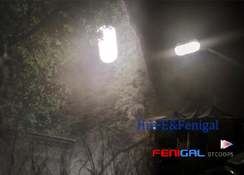 Compact 1200W LED Film Lighting Balloon For Space Saving Indoor And Outdoor Use
