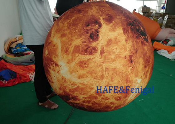Oxford Cloth Astronaut Moon Inflatable Air Model A Celestial Display of the Eight Planets and Luminous Earth