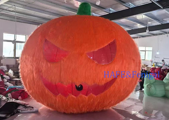 Pumpkin Festival Atmosphere Inflatable Advertising Balloon Decoration Lighting with LED Lights