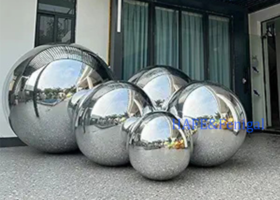 1.5m/59'' Sealed Giant Mirror Balloons Large PVC Sealed Spheres for Events and Stage Parties, Advertising, Performance Decorations