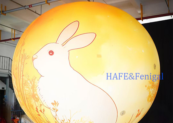 Giant Planet Art Balloon With LED Lighting 1-3M Event Atmosphere Decoration Support Customization