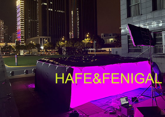 Helium Square Led RGBW 2700K To 6500K Balloon Light For Illuminating Outdoor Scenes