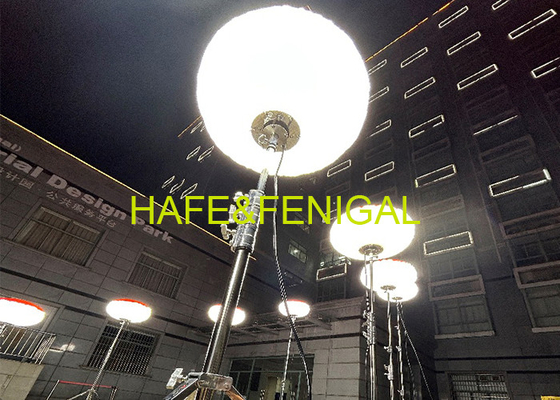 Safety Balloon Lighting 500w LED Portable Night Work Light With Tripod Stand