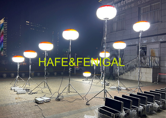 Safety Balloon Lighting 500w LED Portable Night Work Light With Tripod Stand
