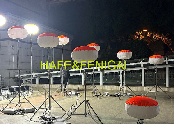 Safety Balloon Lighting 500w LED Portable Night Work Light With Tripod Stand