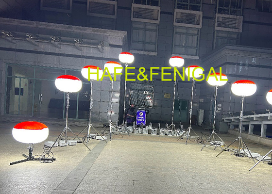 Balloon Light With Dimming Control For Construction Industrial Safety And Rescue Lighting