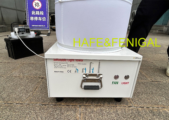 Portable Inflatable Light Tower With Metal Halide Lamp MH 400W For Disaster Response Lighting
