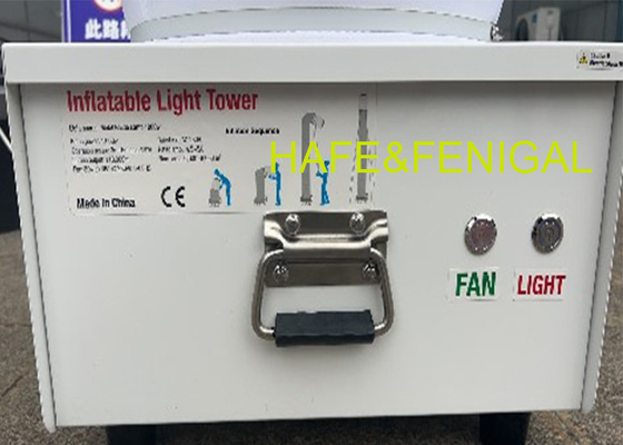 4m Height Inflatable Light Tower With Metal Halide Lamp MH 1000W For Worksite Lighting