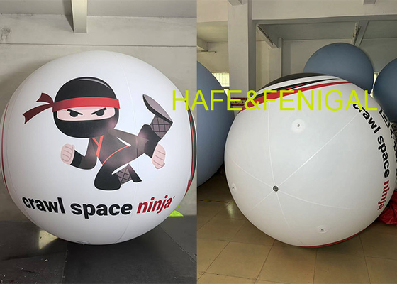 Customized 1.5m/5ft Inflatable PVC Ads Balloon Logo Printing Hanging Use