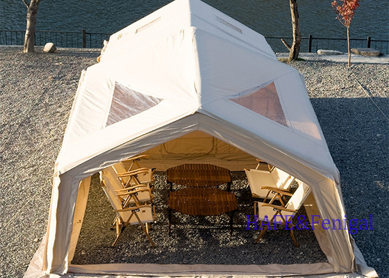 13㎡ Hub Station Hexagon Portable Overnight Accommodation Camping Module Inflatable Tent