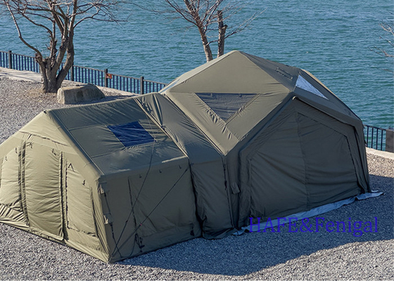 13㎡ Hub Station Hexagon Portable Overnight Accommodation Camping Module Inflatable Tent