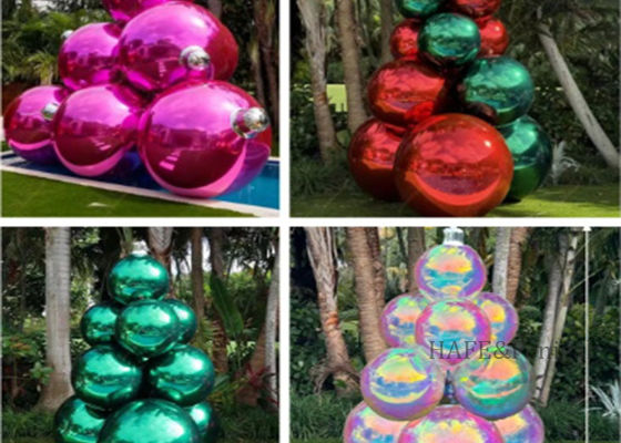 Inflatable Giant Mirror Ball For Christmas Party Festival Wedding Event Decoration