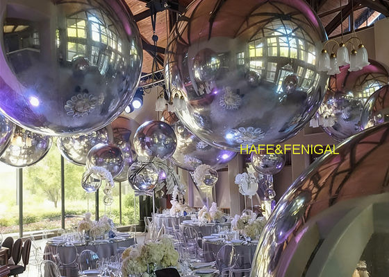 Mirror Balloons For Constructing Balloon Walls, Arches, And Ceiling Displays